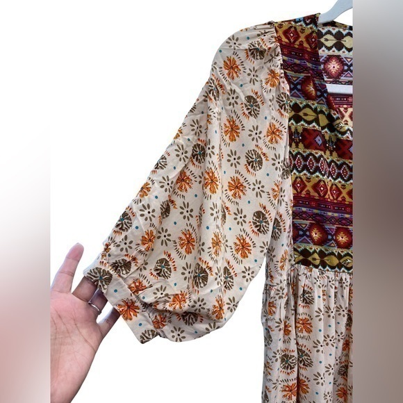 Umgee FREE SPIRIT bohemian flowy loose fit top - Picture 4 of 5